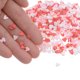thumbnail image 4 of Corazón Rebanadas Polímero Rebanadas, 5mm Suave Arcilla Rebanadas 100g Resina Rebanadas Suministros para Arte DIY Artesanía Teléfono Estuche Proyectos, Claro Rojo, Rosa, Blanco, 4 of 5