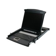 IOGEAR GCL1800 Rackmount LCD - 1 Computer(s) - 17 LCD - SXGA - 1280 x 1024 - 2 x PS/2 Port - 3 x USB - Daisy Chain - TouchPad - TAA Compliant