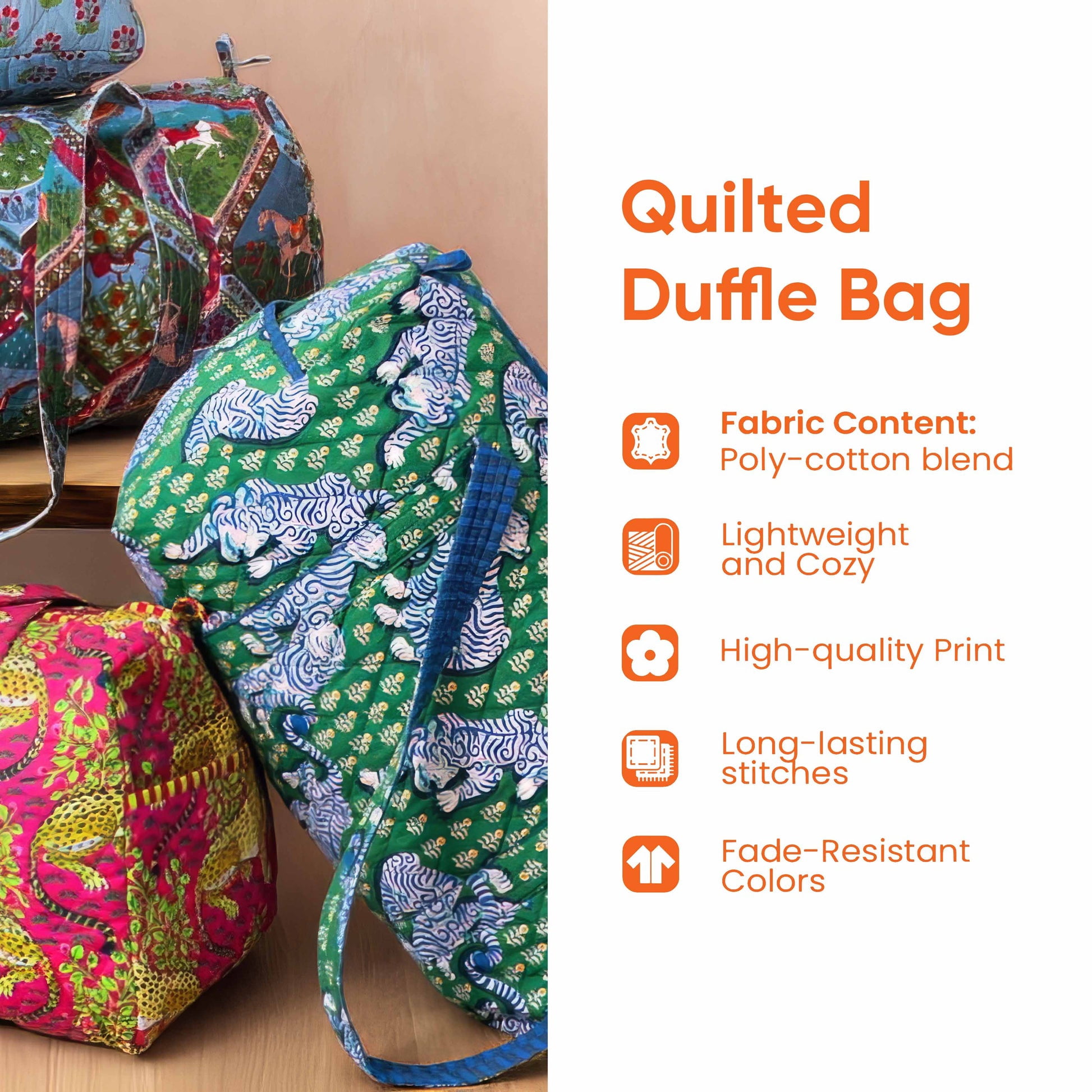 Ship Wheel Anchor Quilted Duffle Bag, Quited Travel Tote Bag, Quited Weekender Travel Bag, Carry On Duffle