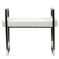 thumbnail image 2 of Cortesi Home Anna Contemporary Vinyl Bench, 24.75" Wide, White, 2 of 2