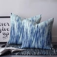 thumbnail image 2 of 26x26 Pillow Covers Set of 2, Navy Blue Vintage Throw Pillow Covers Decorative Couch Cushion Case, Stripes Painting Retro Abstract Art Microfiber Square Pillowcases for Bedroom Car Living Room, 2 of 7