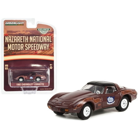 1982 Chevrolet Corvette Nazareth National Motor Speedway Official Pace Car Hobby Exclusive 1/64 Diecast Model Car by Greenlight