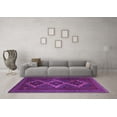 thumbnail image 3 of Ahgly Company Indoor Square Persian Purple Traditional Area Rugs, 3' Square, 3 of 4