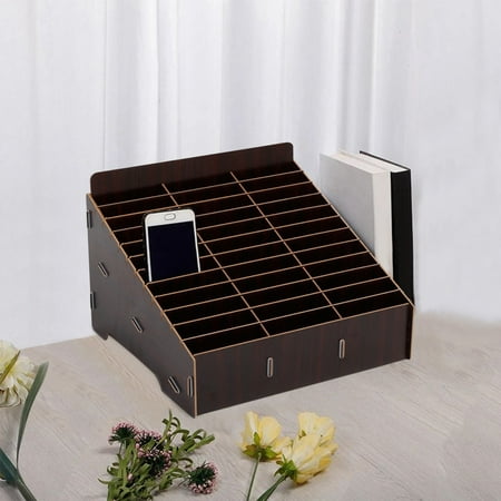 

Classroom Room Storage Shelf Mobile Phone 36 Cell Storage Box Multi Cell Wooden Screen Storage Box Multi Functional Storage Box