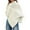 Beige-08, variant on STETMN Women's High Neck Sweaters Loose Batwing Sleeves Asymmetric Hem Elegant Knit Jumper Top