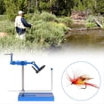 thumbnail image 2 of Tornillo Banco Giratorio para Moscas, Herramientas Hacer Cebos Artificiales, Herramienta para Hacer Señuelos, Anzuelo 360°, para Hacer Señuelos Pesca Trucha, Color Azul, 2 of 6
