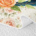 thumbnail image 5 of Feelyou Floral Alphabet E Twin Quilt Set for Women Girls, Watercolor Groovy Rose Twin Coverlet Set, Multi-Color, 2-Piece, 5 of 7
