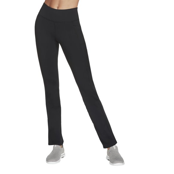 Pantalones Skechers Go Walk para mujer, talla pequeña y alta, negros