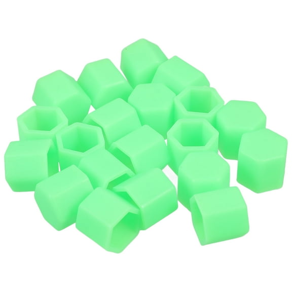 FRCOLOR  20 Pcs Wheel Lug Covers Car Tire Nuts Automobile Automotive Light Green