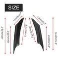 thumbnail image 2 of 4 Unids Universal ABS Fibra de Carbono Coche Cuerpo Parachoques delantero Aletas Divisor Parachoques adhesiva(Fibra de carbon) Aletas separadoras Aleta Spptty modificación de coche, 2 of 7