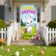 thumbnail image 1 of CaiYueKe Easter Door Cover Decoration Outdoor Party Decor Spring Holiday Door Curtain Bunny Rabbit Egg Festive Atmosphere Photography Backdrop Vertical Horizontal Hanging Decorations, 1 of 7