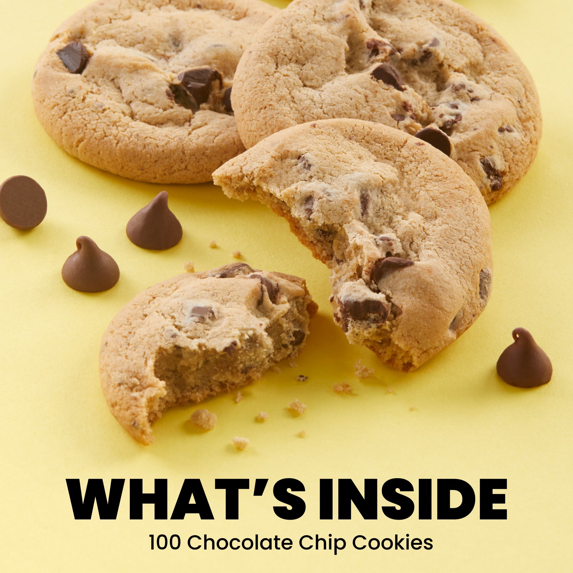 Cheryl’s Cookies Classic Chocolate Chip Cookies 120ct Case, Soft & Chewy, Individually Wrapped, Fresh-Baked Quality, Kosher,  Bulk Value Gift Pack, Snack, Treats, Desserts, Party Favor