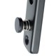thumbnail image 5 of Protector de puerta de cadena de acero inoxidable con bloqueo de presión antirrobo de resorte, negro mate Adepaton Cerraduras, 5 of 8