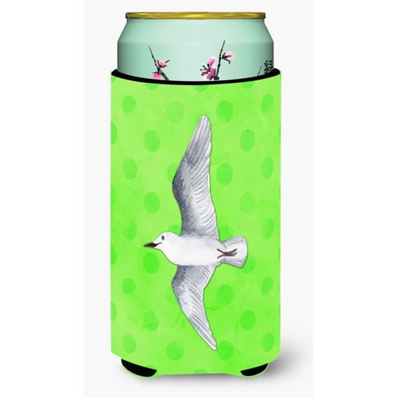 Sea Gull Green Polkadot Tall Boy Beverage Insulator Hugger