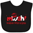 thumbnail image 3 of Inktastic Mwah Valentine Boys or Girls Baby Bib, 3 of 4