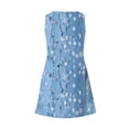 thumbnail image 5 of Drovellove 2026 Floral Print Plus Size Summer Dresses for Women Beach Floral Print Swim Coverup with Pockets Crew Neck Sleeveless Sundress Vacation Outfits, 5 of 5