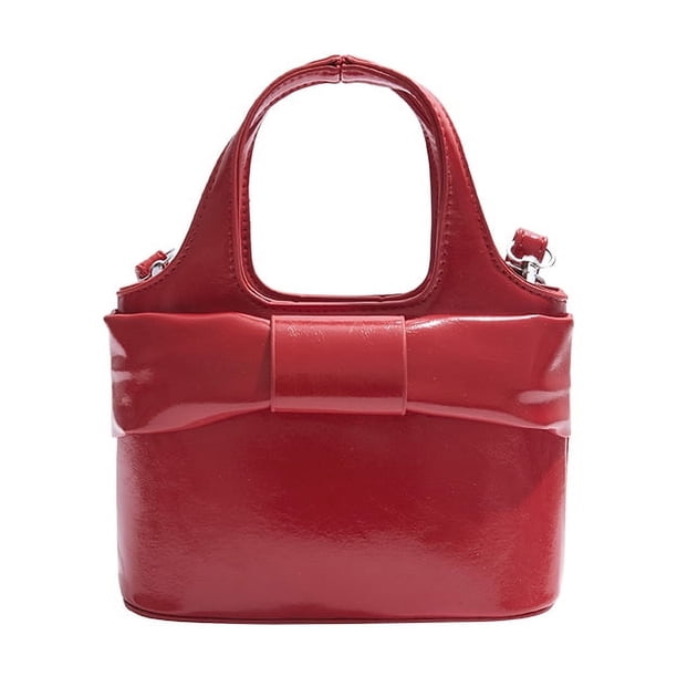 Bolso Pequeño Bolsos Mochilbshodbody Back Cuero para Mujer () Rojo