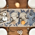 thumbnail image 3 of Sm:)e Blue Pumpkin Fall Table Runner 13x72 Inch, Thanksgiving Decorations for Kitchen Dinning Home Party, 3 of 7