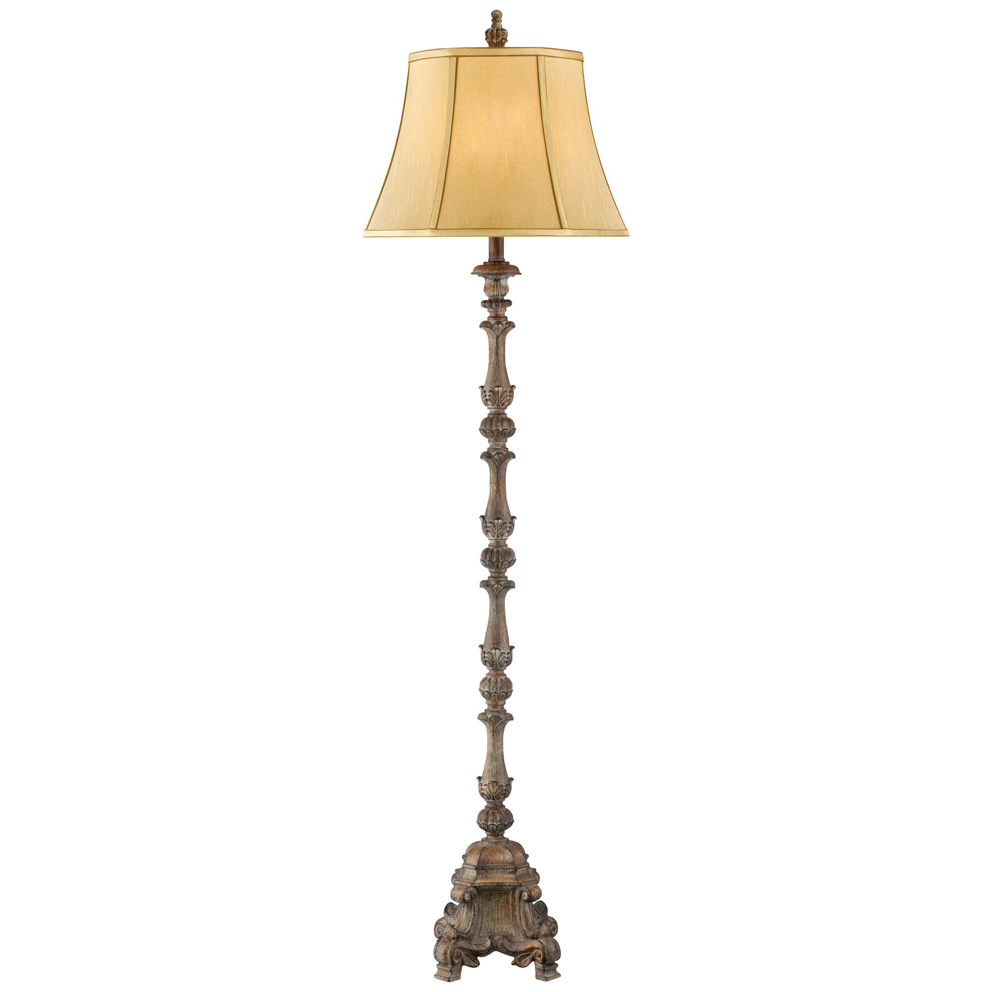 Regency Hill Beige French Candlestick Floor Lamp