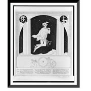 Historic Framed Print, Mercury.Rolf Schott., 17-7/8" x 21-7/8"