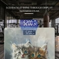 thumbnail image 3 of High Precision Body Weight Scale Smart Bathroom Scales with Large LCD Display(400lbs),Decorative for Bedroom-Fluffy Kittens With Big Eyes Sitting Together, 3 of 4