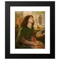 thumbnail image 2 of Dante Gabriel Rossetti 12x14 Black Modern Framed Museum Art Print Titled - Beatrix (1862), 2 of 5