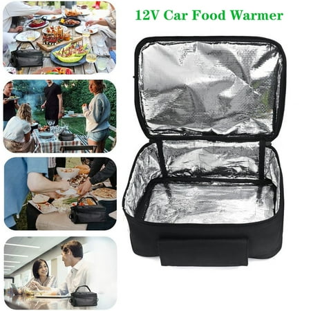 

Portable Car Food Warmer 12V Mini Oven Microwave for Meal & Raw Food Road Trip Picnic Camping Picnic Family Gathering By ZIAERKOR