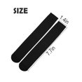 thumbnail image 3 of Gustave 2 Pairs Mens Over the Calf Thin Dress Socks Breathable Silk Sheer Casual Formal Business Socks Nylon Stockings - Black, 3 of 6