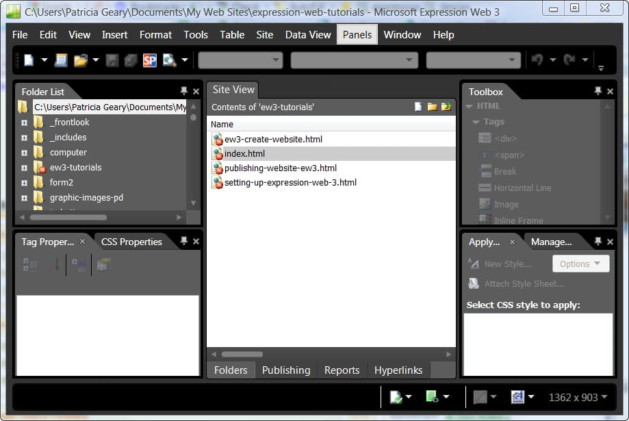 microsoft expression web 4 tutorials microsoft expression web 4 tutorials