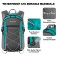 thumbnail image 6 of Seektop 20L Foldable Waterproof Hiking Backpack, Ultralight Small Lightweight Daypack Packable Backpack for Men Woman, 6 of 9