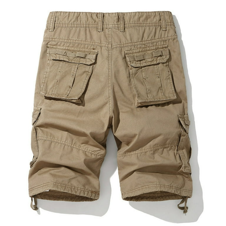 Fanxing Camo Shorts for Men 2025 Summer Buckle Zipper Multi Pocket