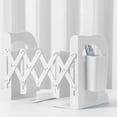 thumbnail image 1 of Feltree Foldable Bookends Adjustable Book Holder for Desk Space Saving Desktop Book Shelf Organizer for Books Magazines DVDs, 1 of 8