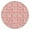 Pink Cow Milk, variant on Gray Cow Grass Pattern Round Fitted Tablecloth with Elastic Edge,Dining Table Cover Waterproof,Outdoor Round Tablecloth for Camping,Dining,Indoor and Outdoor
