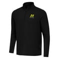 thumbnail image 2 of Men's-Antigua  Black William Byron Intent Quarter-Zip Top, 2 of 3