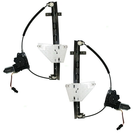 - Driver and Passenger Rear Power Window Lift Regulators & Motors Assemblies Replacement for Jeep 55363285AD 55363284AD