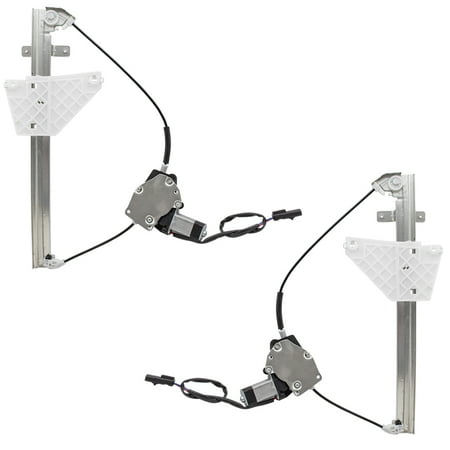 - Driver and Passenger Rear Power Window Lift Regulators & Motors Assemblies Replacement for Jeep 55363285AD 55363284AD