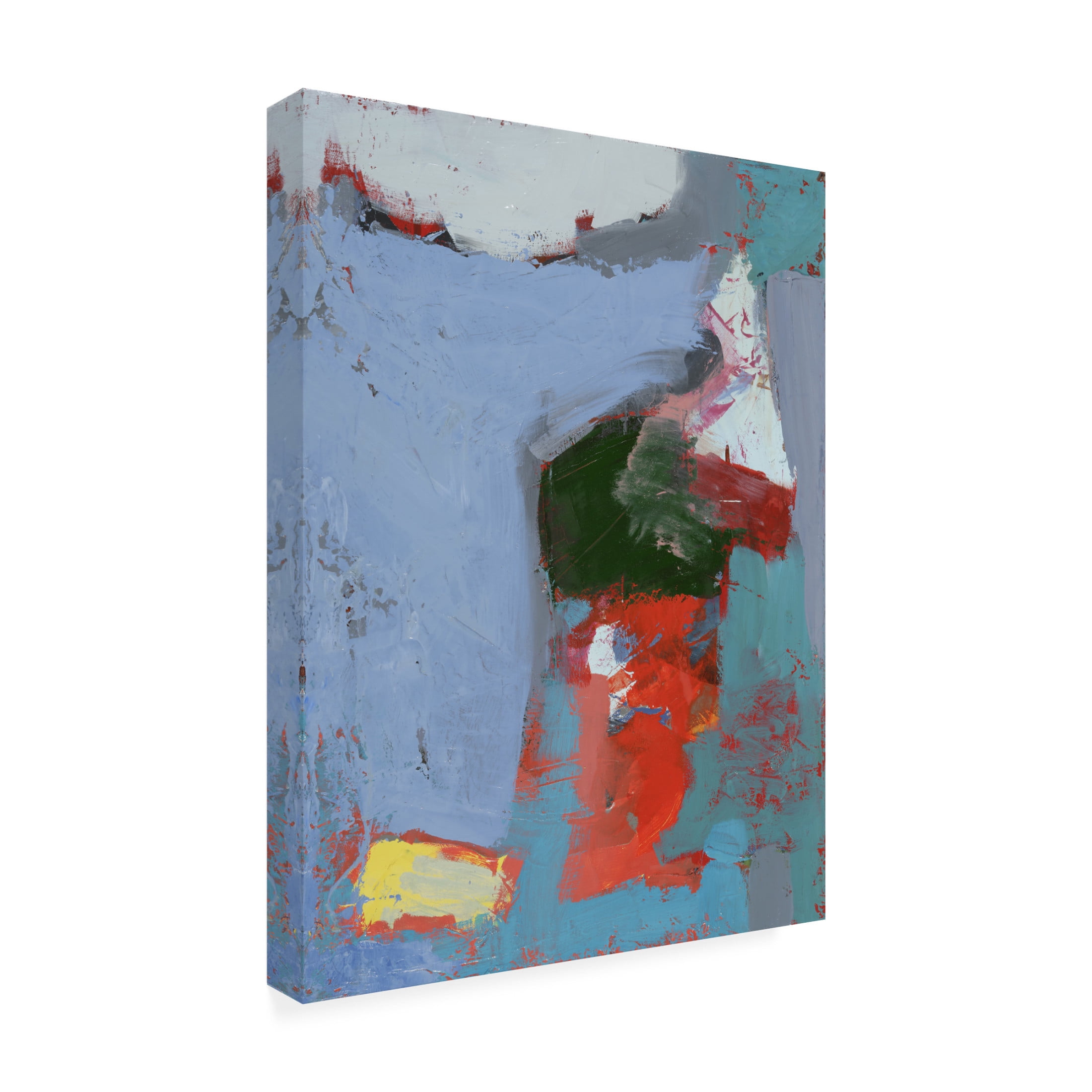 Canvas Wall Art - Erin McGee Ferrell 'Colorful Expressionism I' Wall Art for Living Room, Bedroom, or Office Décor by Trademark Fine Art - 18 x 24 Inches