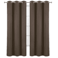 thumbnail image 1 of Cortinas Blackout STYRKA Opaca 2 Piezas 274 x 213 cm Chocolate, 1 of 8