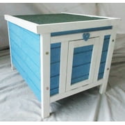 Seny Outdoor Cat House, Rabbit Hutch Small Animal Home, Shelter Weatherproof for Guinea Pigs Chinchilla