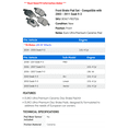 thumbnail image 2 of Front Brake Pad Set - Compatible with 2003 - 2011 Saab 9-3 2004 2005 2006 2007 2008 2009 2010, 2 of 2
