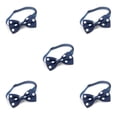 thumbnail image 3 of Collares para perros Methold Pajaritas Decoración ajustable para mascotas Cachorro azul punto blanco 5piezas, 3 of 6