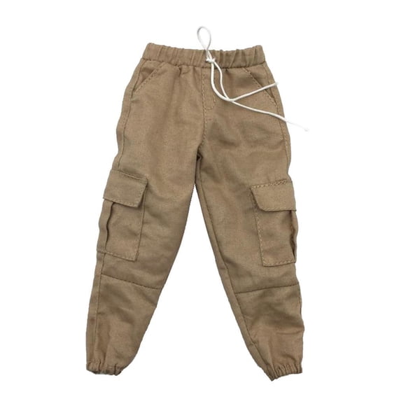 Bewildely 1/6 Coat Pants Shirt Set 12'' Figure Body Male for Juguetes Pantalón corto caqui