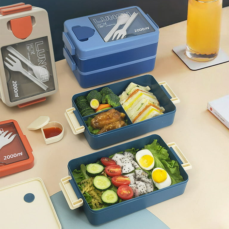 Microwave-Heated Lunch Box, Divided Fruit Box, Portable Lunch Box,  Elementary School Students, Divided Fruit Box, Fresh-Keeping Box, Lunch Box  