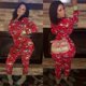 thumbnail image 3 of Hirigin, ropa de dormir Sexy para mujer, pijamas de Navidad, ropa de dormir, pijamas, pelele a la moda, nueva ropa interior, mono estampado informal, conjunto de Navidad, 3 of 3