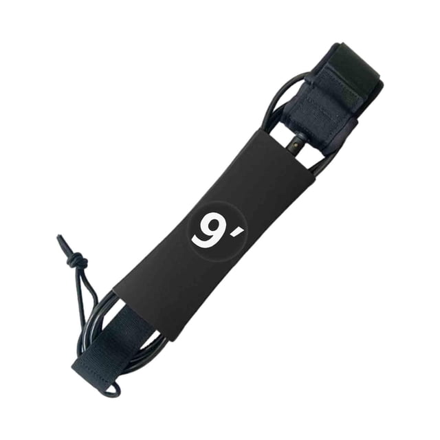 Langgg Surfboard Leash Paddleboard Leash Surfing Leash for Surfing Rope Replacement Diameter 8 inch black Diameter 9 inch
