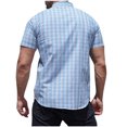thumbnail image 4 of CHGBMOK Dress Shirts for Men Short Sleeve Shirt Casual Summer Beach Button Down Shirts L-6XL, 4 of 9