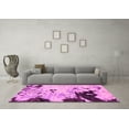 thumbnail image 3 of Ahgly Company Indoor Square Abstract Pink Modern Area Rugs, 6' Square, 3 of 4