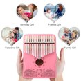 thumbnail image 4 of FONDOTIN 1Set Beginner Kalimba Musical Instrument 17 Keys Thumb Piano Clear Sound, 4 of 8