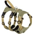 thumbnail image 1 of GFDYREE Escape Proof Dog Harness for Escape Artist Dogs,Reflective Adjustable No Pull Vest with Lift Handle and Leash Clip for Walking Hiking Training Medium Large Dogs Red/Coyote Brown,S M, 1 of 7