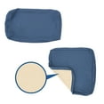 thumbnail image 2 of Waroom Outdoor Cushion Covers for Patio Furniture Sets, Water-Resistant Cushion Covers Replacement Set of 12pcs, Non-Slip, Navy Blue, 2 of 7